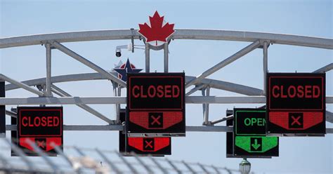 Countdown Begins For Canada Us Border Reopening The New York Times