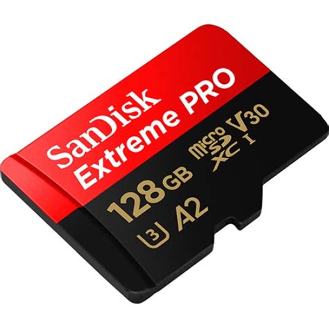 Sandisk 128gb Extreme Pro Micro Sd Sdxc Card U3 V30 A2 200mbs R