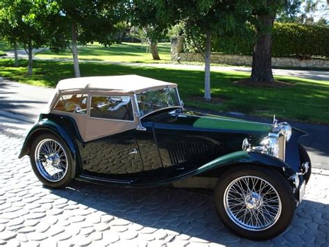 British Racing Green 1949 Mg Tc For Sale 68 500 In Palos