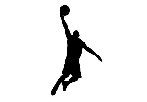 Basketball Player Silhouette Free Clip Art Library