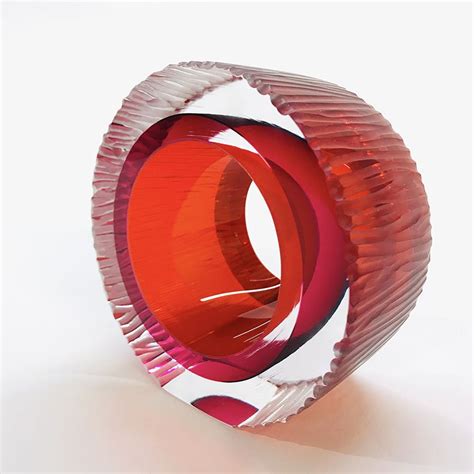 Abstract Art Glass Sculpture I Passion By Graeme Hawes I Boha Glass Glass Sculpture Glass
