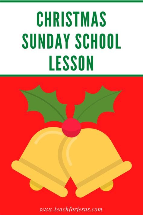 Christmas Sunday School Lessons For Elementary Teach For Jesus