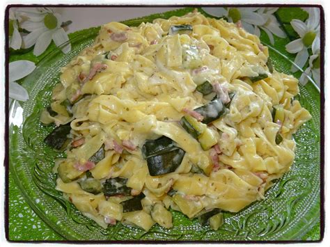 Tagliatelles à la courgette et au boursin cookéo
