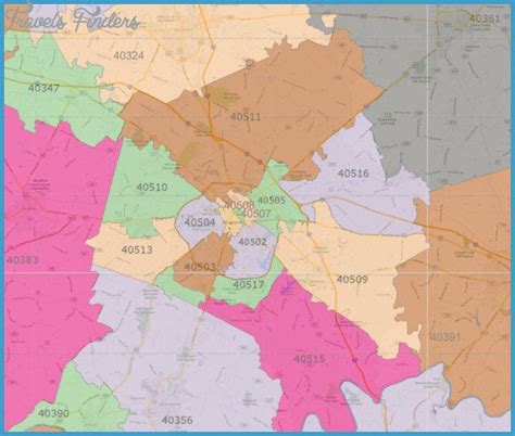 Zip Code Map For Lexington Ky Map Of The United States With Cities