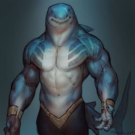 Rekkin Taran Fiddler Concept Art Characters Shark Monster Characters