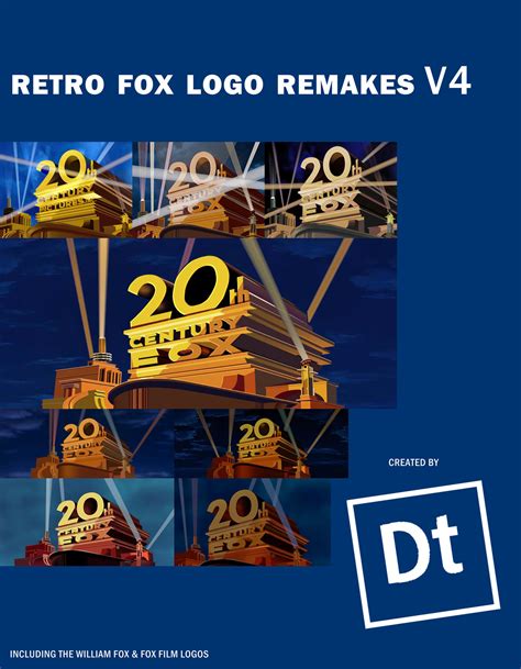 Other Retro Fox Logo Remakes V4 by DustinTimeLogos on DeviantArt