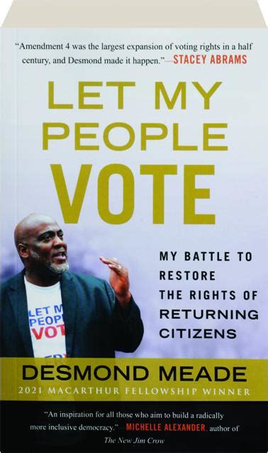 Let My People Vote My Battle To Restore The Civil Rights Of Returning