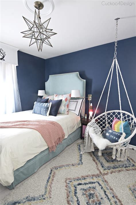 Dark Blue Girls Room 1000 In 2020 Blue Girls Rooms Cool Rooms For