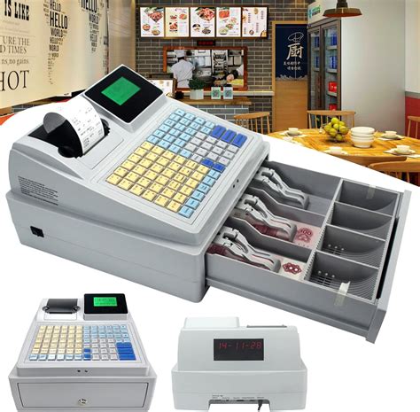 Amazon Com Keys Electronic Cash Register With Flat Keyboard Multifunctional Cash Register