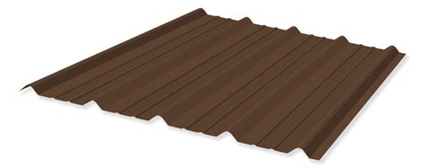 Affordable Factory Direct Tuff Rib Cocoa Brown Metal Roofing Panels