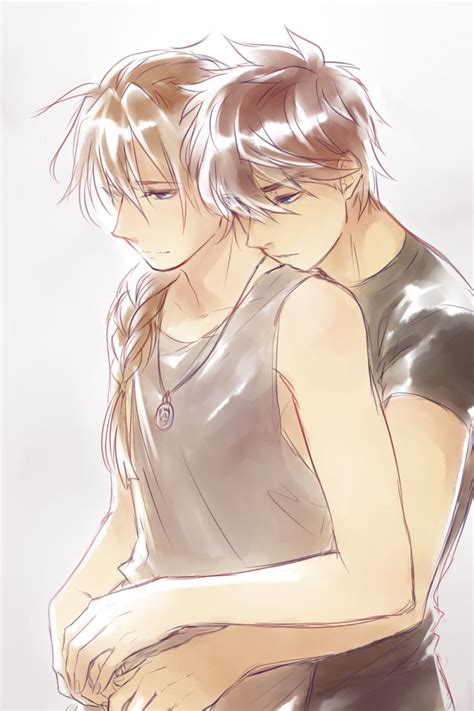 Heero Hugging Duo From Behind By Hasuyawwn Gundam Wing Duo Couple