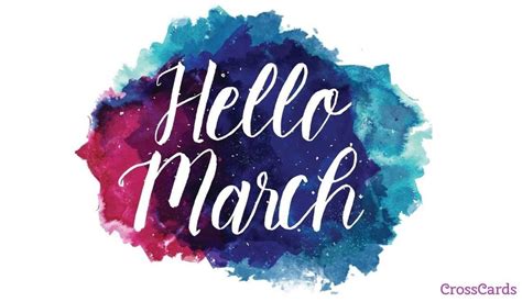Hello March Desktop Wallpaper Calendar 2017 Wallpaper Preppy