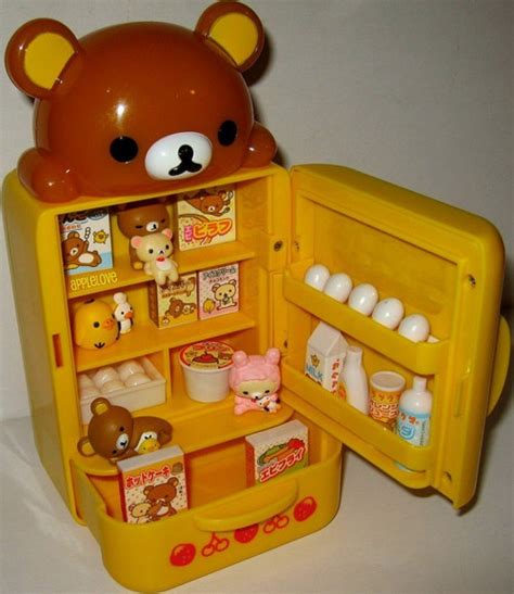 Cute Little Fridge Kawaii Toys Hello Kitty Items Miniture Things