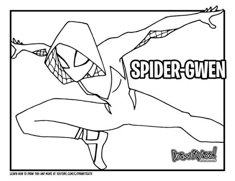 You can now print this beautiful spider man into the spider verse movie coloring. How to Draw SPIDER-GWEN (Spider-Man: Into the Spider-Verse ...