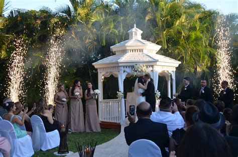 Next, consider photographers, caters, florists. Miami Banquet•HallsCatherine & Rolando Gazebo Ceremony