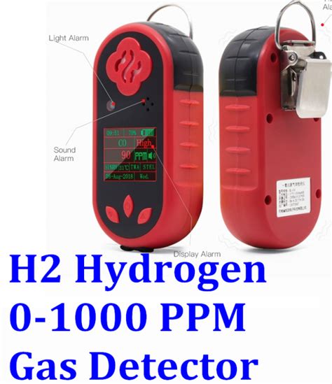 H2 Hydrogen Portable Industrial Gas Detector Leak Detector Four Alarm