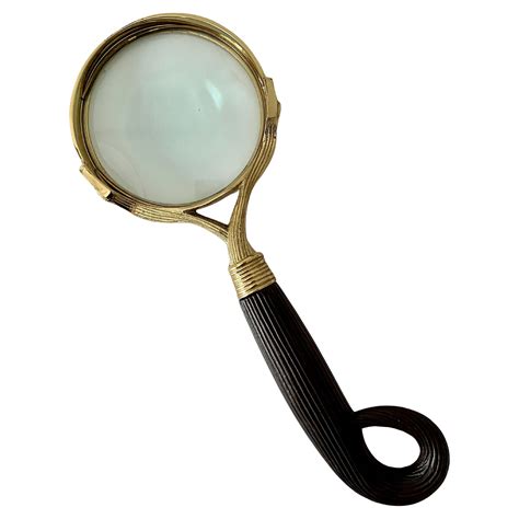 Antique Magnifying Glass With Sterling Handle At 1stdibs