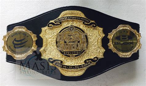 Ultimate Showdown Championship Belt Custom Belts Masis Boxing Belts