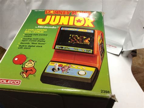 Nintendo Donkey Kong Junior Tabletop In Box Mini Video Arcade Game
