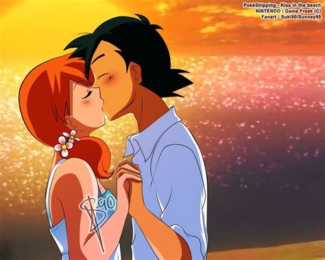 Misty And May Kiss