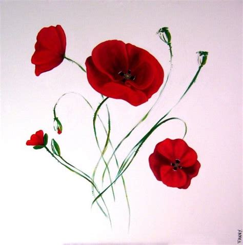 Voir plus d'idées sur le thème coquelicots. Poppies fleurs, coquelicot, coquelicots, rouge Dessin à la main / Peinture | Coquelicot ...