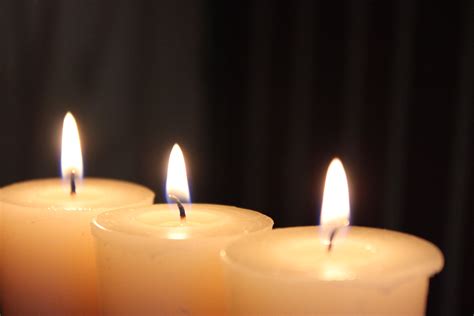 3 Candles Burning Free Stock Photo Public Domain Pictures