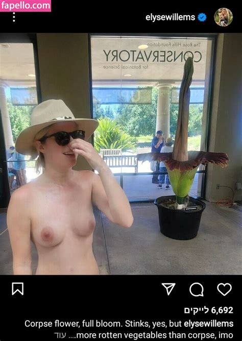 Elyse Willems Elysewillems Nude Leaked Photo Fapello