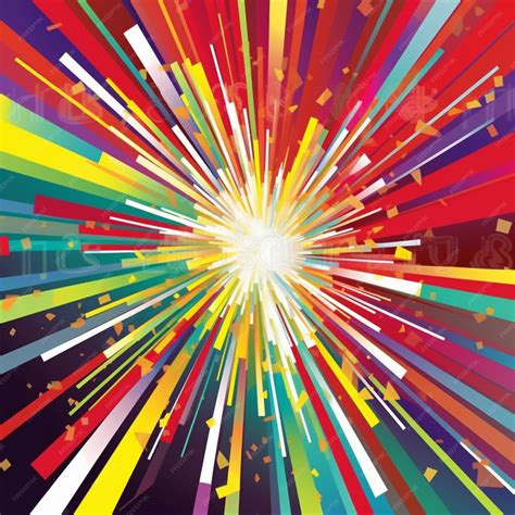 Premium Ai Image Stock Vector Ofcolorful Background With A Burst Of