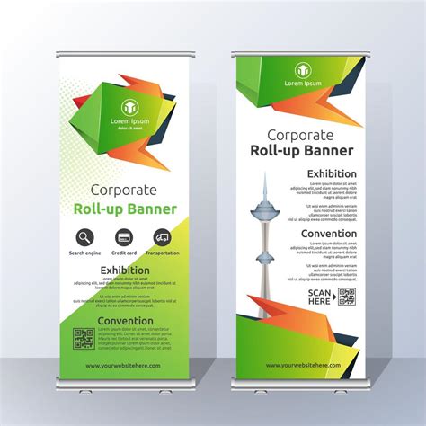 Verticale Roll Up Banner Template Design Per Announce E Adverti 216595