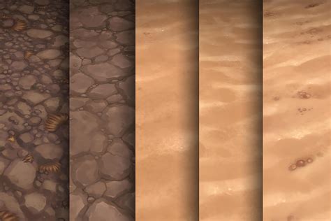 Sand Dirt Hand Painted Texture Pack 16