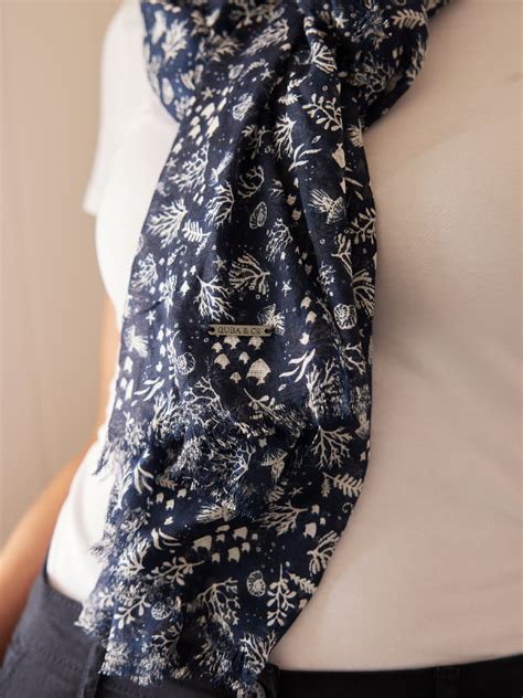 sowerby woven seascape scarf