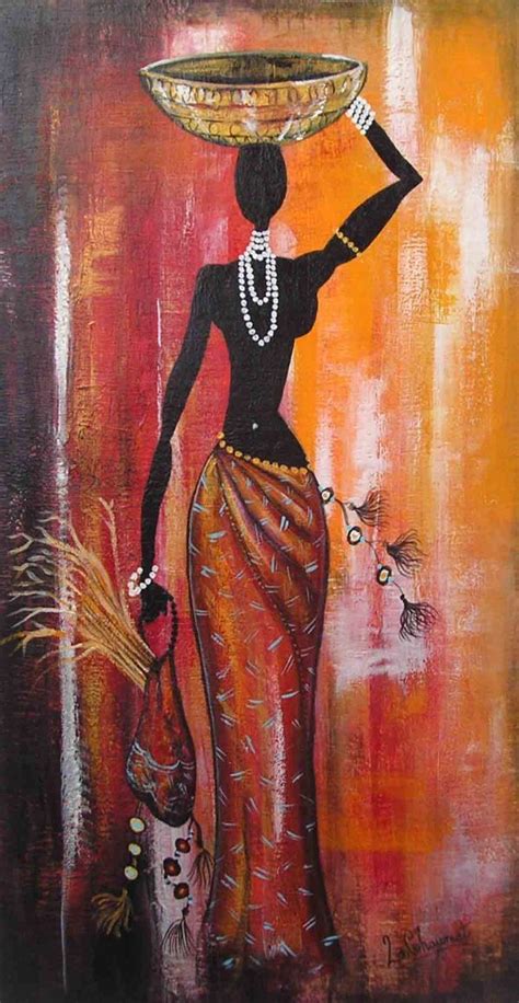 Pin De Dilek Akyüz En Afrİcan Woman Pinturas Africanas Arte De