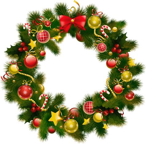 Hd Png Christmas Wreath Decoration Images Free Download Free