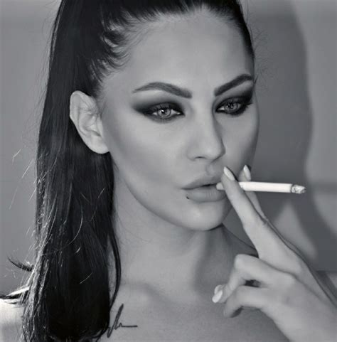Smoke Hot Girl Smoking A Cigarette Tanya Women Smoking Girl Smoking