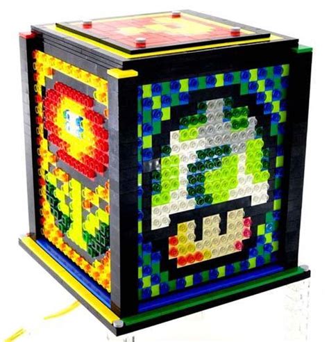 Make Your Own Mosaic Lego Lamps Gadgetsin