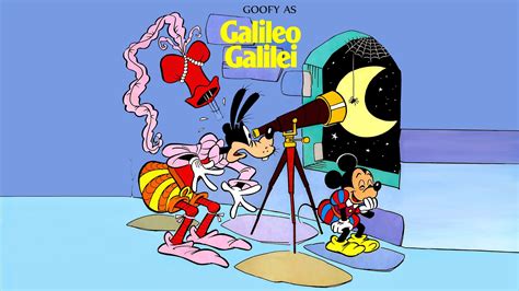 The Big Goofy Album Goofy As Galileo Galilei Cartoon Walt