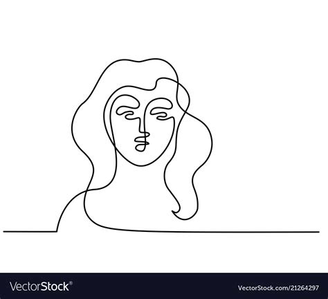 Continuous Line Royalty Free Vector Image Vectorstock