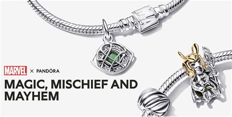Pandora X Marvel Jewelry Introduce New Character Charms