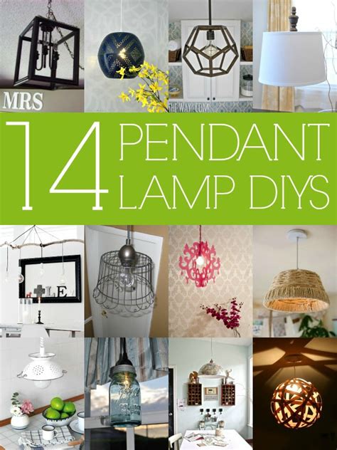 Remodelaholic 14 Great Diy Pendant Lights And Link Party