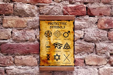 Magical Symbols Of Protection Ancient Protective Symbols Etsy Uk
