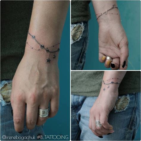 Wrist Bracelet Tattoo Tattoo Artist Irene Bogachuk Ibtattooing