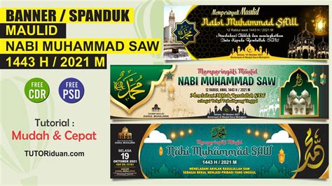 Jual Spanduk Banner Maulid Nabi Muhammad Saw Di Lapak Sukaku Design