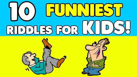 Kids are natural comedians, they love telling jokes and laughing at even the silliest stories. 10 FUNNY RIDDLES FOR KIDS!! - (NEW riddles with answers ...