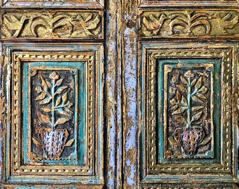 Spectacular Rustic Carved Doors For Sale At 1stdibs
