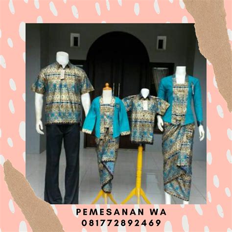 Model baju batik couple dan kebaya terbaru 2020/2021 buat pesta kondangan wisuda pertunangan baju batik couple kebaya. Setelan Baju Kebaya Batik Couple Keluarga Sarimbit ...