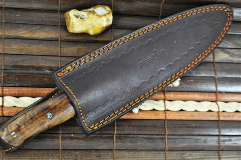 Handmade kitchen knives are mainly made from steel, which is known to be the best material for kitchen knives no matter the type. 8 Inch Custom Made Damascus Steel Chef's Knife - Perkin Knives