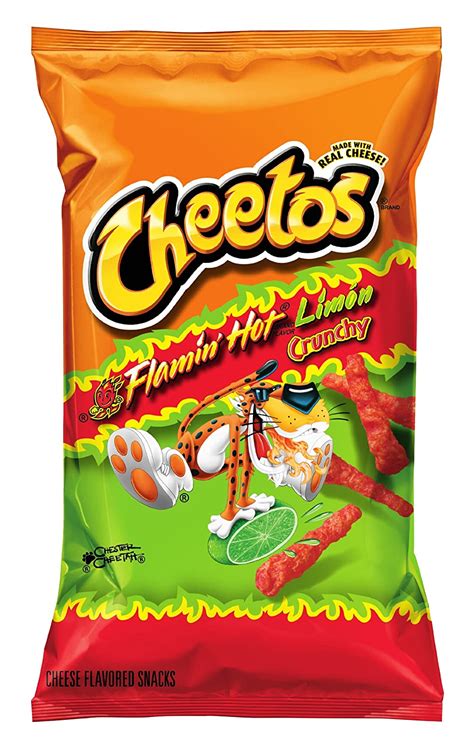 Cheetos Crunchy Flamin Hot Limon Cheese Flavored Snacks Reviews My