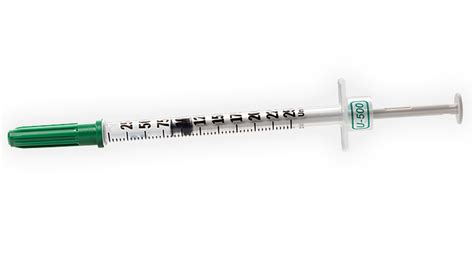 Bd™ U 500 Insulin Syringe With Bd Ultra Fine™ 6mm Needle