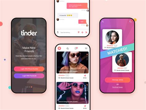 Happn, a dating app that matches you with people you've crossed paths with, is similar to tinder — but better. Tinder App Re-design Concept - UpLabs