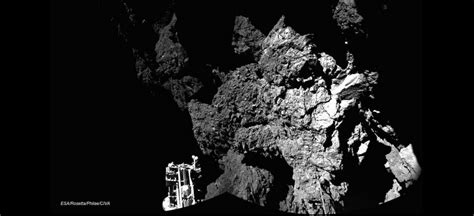 Comet Landing Philae Lander Safe On Ground Sends First Close Up